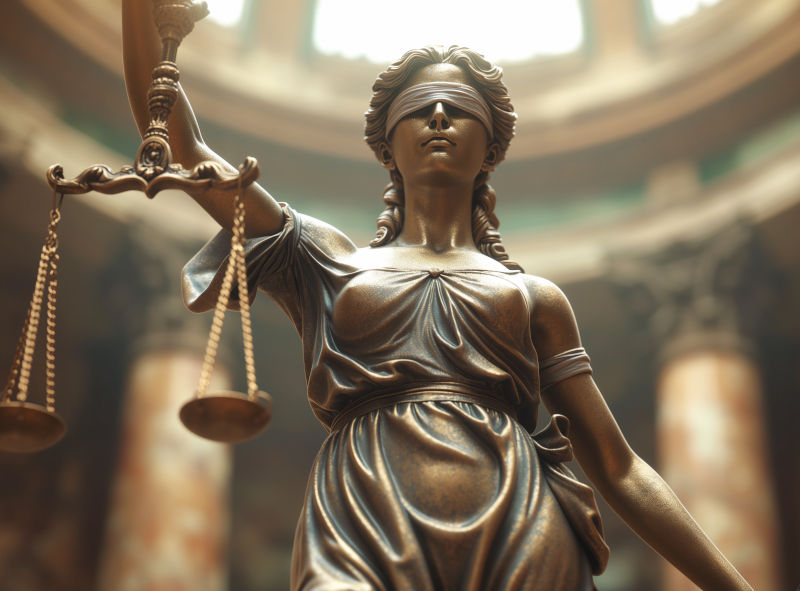 Attorney reviewing case files