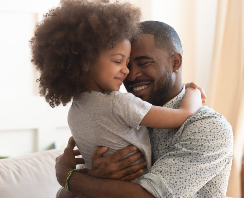 Family law attorneys meeting with clients